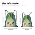 thumbnail image 2 of Honeii Adorable Kawaii Fennel Character Print Drawstring Backpack,Drawstring Bags String Backpack Gym Cinch Sack Backpack Sport Bag Draw-Medium, 2 of 6