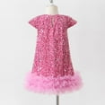 thumbnail image 6 of eczipvz Girls Sequin Dress A Line Sparkly Sleeveless Wedding Gown Party Dresses for Girls Size 18-24 Months, 6 of 7