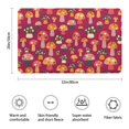 thumbnail image 3 of Colorful Spotted Mushroom Red Pattern Bathroom Rugs Mat,Non Slip Microfiber Bathroom Rug,Rubber Backing,Soft Bathroom Mats for Bathroom Floor,Tub and Shower,20x32in(50x80cm), 3 of 5