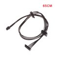 thumbnail image 1 of 1Pc 35/45/65CM Mini 4 Pin to SATA Power Supply Cable For Main Board Interface SATA SSD HDD Cable Power Supply Cable 65CM, 1 of 5
