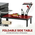 thumbnail image 6 of Royal Gourmet GB4008T Premium 4-Burner Gas Griddle with Foldable Pull-Out Side Table, 34-inch Griddle with Hood, Cabinet and Side Shelf, 6 of 11