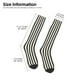 thumbnail image 2 of Balery Black And White Thick Stripes Calcetines novedosos Calcetines deportivos Calcetines hasta la rodilla Calcetines de algodón Calcetines originales y geniales, 2 of 6