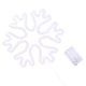 thumbnail image 1 of EeaseMX Lámpara navideña con forma de copo de nieve, luz LED nocturna, decorativa, para dormitorio de bebé, sin batería (blanca), 1 of 7