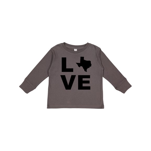Inktastic Love Texas Boys or Girls Long Sleeve Toddler T-Shirt