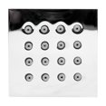 thumbnail image 3 of Alfi Brand AB3820-PC 2 in. Square Adjustable Shower Body Spray - Polished Chrome, 3 of 5