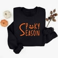 thumbnail image 3 of FDGIU Spooky Season Cute Ghost Graphic Women's Halloween Sweatshirt Oversized Crewneck Pullover Long Sleeve Casual Top Halloween Shirts for Women, 3 of 3