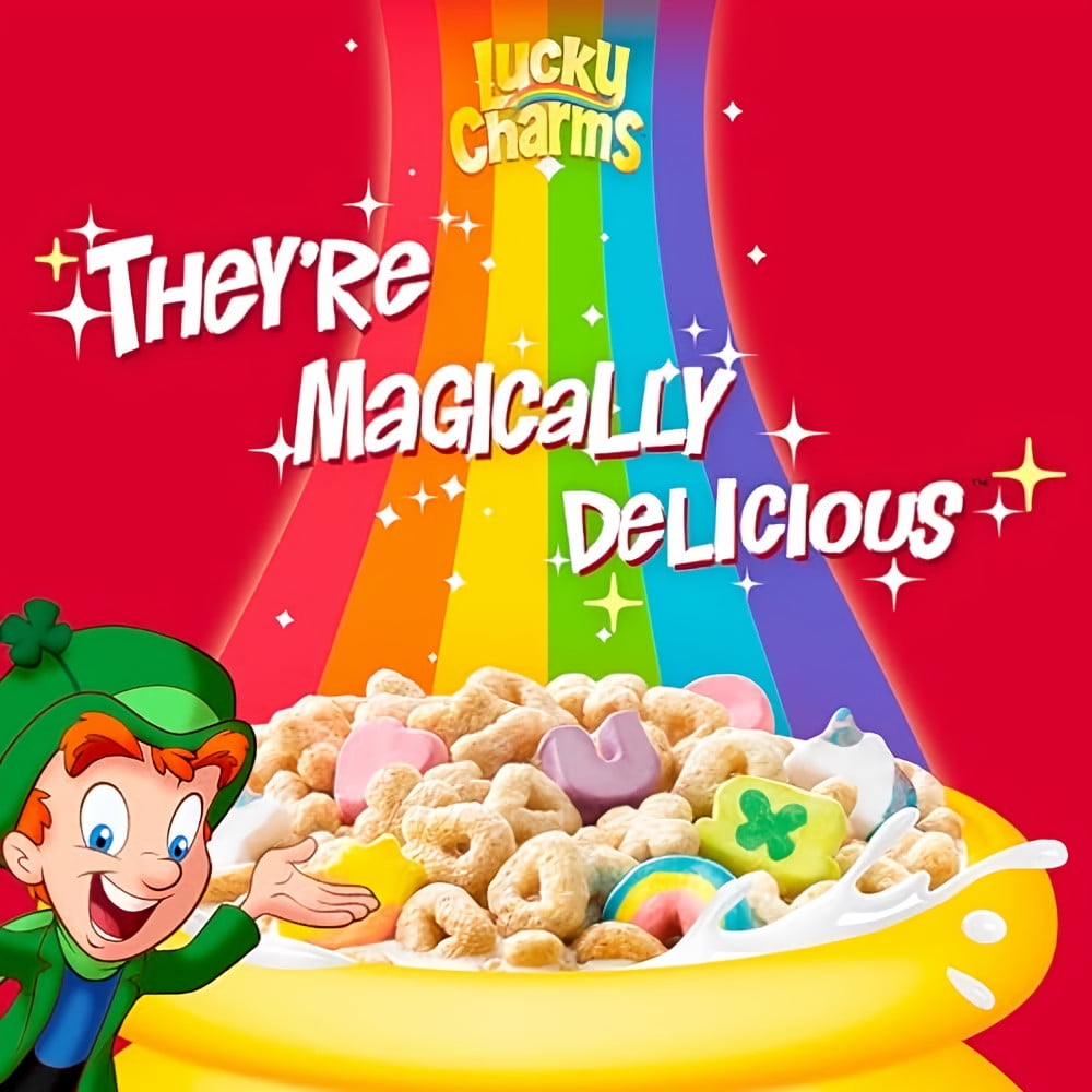 Lucky Charms Breakfast Cereal 18.6 oz (Pack of 17)