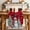 Red, variant on Dark Blue Snowman Christmas Table Runner 36 Inches Long Farmhouse Dress Scarves, Xmas Tree Snowflake Gifts Dining Tablerunner for Coffee Table/Kitchen Island/Party Décor, Small 13" x 36"