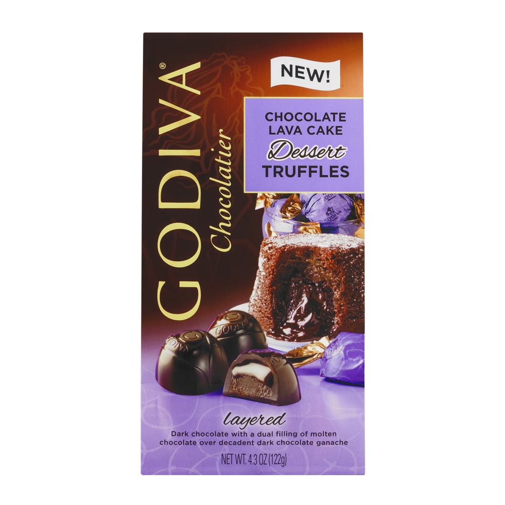***Discontinued***Godiva Chocolate Lava Cake Dessert Truffles 4. 3Oz (Pack Of 6) by Godiva Chocolatier, Inc