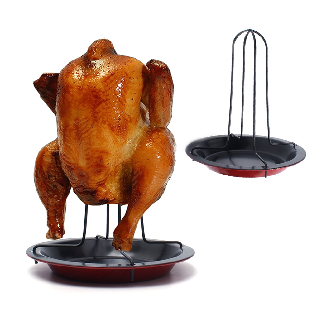 Essen Carbon Steel Nonstick Chicken Duck Holder Rack Grill Stand BBQ
