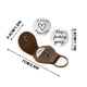 thumbnail image 2 of Estuche de cuero de regalo con monedas de bolsillo de acero inoxidable con grabado europeo, 2 of 2