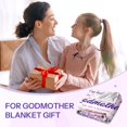 thumbnail image 3 of LHSHID Godmother Gift Godmother Gifts Blanket Godmother Gifts from Godchild Christian Gifts for Godmother Baptism Gifts for Godmother Ideas Godmother Blanket 50"x60", 3 of 8
