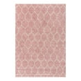 thumbnail image 3 of Unique Loom Trellis Shag Collection Area Rug - Ruby (6' x 9' Rectangle Light Pink/Ivory), 3 of 12