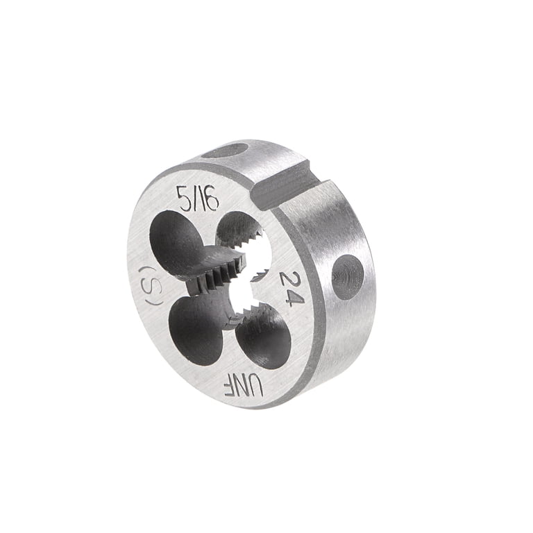 5-44 UNF Tap And Die Set – Right Hand HSS Machine Thread Tap & Round Die, Precision Threading Tool For Metalwork