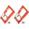 thumbnail image 4 of jfqm Red 3D 5D Carbon Fiber Style Car Front Console Gear Shift Panel Frame Trim Set Fit for Mazda CX-5 2017-2022 Left Hand Drive (Color : 5D), 4 of 7