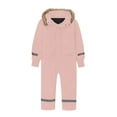 thumbnail image 4 of Nmnitkp Kids Snowsuit One Piece, Waterproof Snow Suit for Boys Girls, Ski Jackets Jumpsuits Overalls for Skiing Snowboarding Colorful Siamese Snowsuits Ski Suits Jackets Winter Jumpsuits Pink,150, 4 of 5