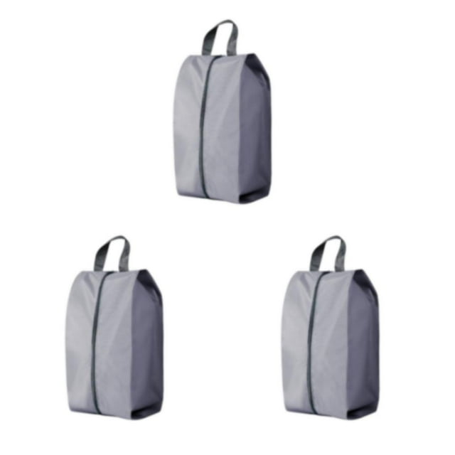 Becaristey Travel-friendly Shoe Pouches Convenient And Versatile Shoe Storage Solution grey XL 3Set