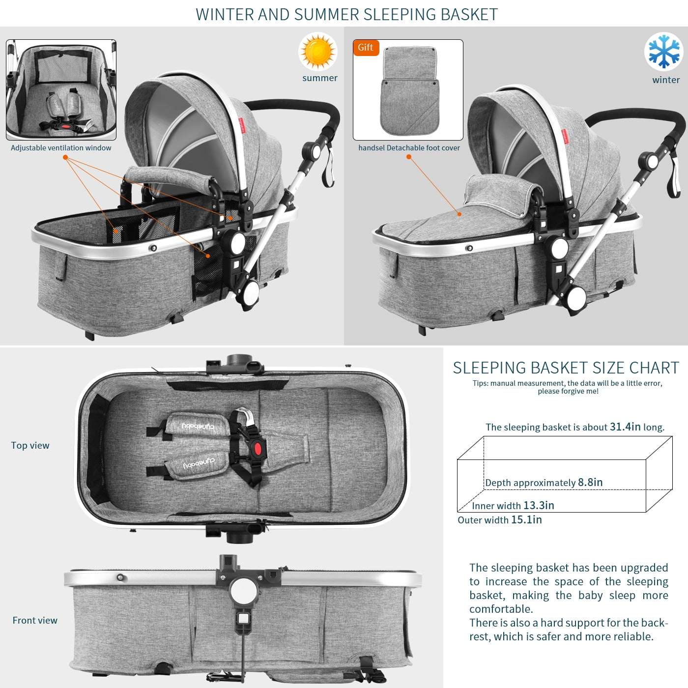 Cynebaby 2024 stroller manual