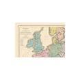 thumbnail image 3 of Historic Map - Europe 1715 - Drioux 1882 - 33.05 x 23 - Vintage Wall Art, 3 of 5