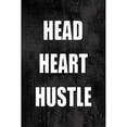 thumbnail image 3 of MacDowell, Jamie 11x14 Black Modern Framed Museum Art Print Titled - Head Heart Hustle on Black, 3 of 5