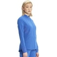 thumbnail image 3 of Cherokee Infinity GNR8 Women Scrubs Jacket Zip Front Plus Size IN320A, 3XL, Royal, 3 of 5