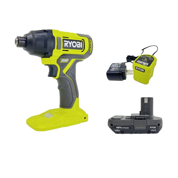 Kit de atornillador de impacto Ryobi P235AK1 inalámbrico 18 V, 1/4"