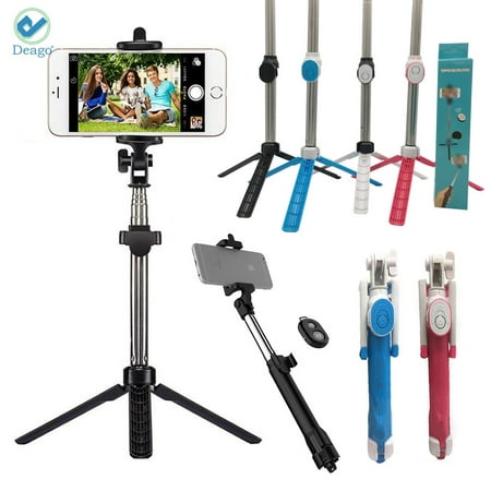 Deago Selfie Stick Bluetooth, Extendable Selfie Stick with Wireless Remote & Tripod Stand For iPhone Samsung Galaxy LG Huawei etc.