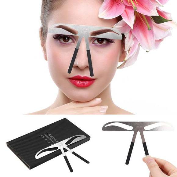 WALFRONT 4 Types Permanent Eyebrow Ruler Eyebrow Measure Balance Extension Ruler Eyebrow Shape Stencil, Eyebrow Balance Ruler, Eyebrow Shaping Stencil