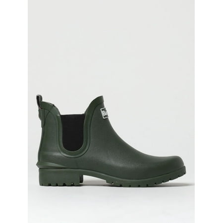 

Barbour Flat Ankle Boots Woman Olive Woman