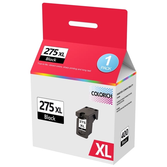 275XL Ink Cartridges for Canon ink PG 275 Black Ink Cartridge for Pixma TS3522 TS3520 TS3500 TR4722 TR4720 TR4700 (1 Black)