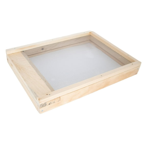 Stoney Acres Beekeeping Screen Base, Assembled, for 10 Frame Honeybee Hive Beehive, Amish Made
