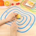 thumbnail image 2 of Tabla de cortar flexible Matsuzay transparente PP para Cocina 10x Cocina y Comedor Azul S, 2 of 3