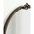 thumbnail image 4 of Kate and Laurel Myrcelle Ornate Vintage Arched Mirror, 30 x 32, Bronze, Decorative Wide Arch Mirror for Use as Fireplace Mantel Mirror or Bathroom Mirror for Over Sink, 4 of 9