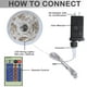 thumbnail image 3 of Luces de Cuerda Decute 500 LED 50m Blanco Cálido Cable Plateado 110V, 3 of 7
