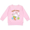 thumbnail image 2 of Inktastic Happy Easter Bunny with Eggs and Carrot Toddler Sweatshirt, 2 of 4