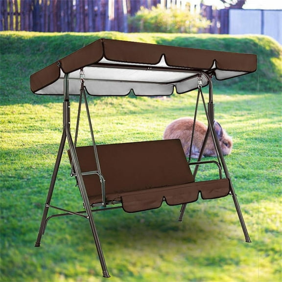 Bifavgk Swing Water Proof Cover Swing Canopy Cover And Garden Chair Outdoor Sunscreen(Top 142*120*18Cm Seat 150*50*10Cm) Patio Furniture Covers Blackout Window Cover