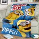 thumbnail image 2 of Manta de felpa suave con dibujos de Minions, Gru, mi villano favorito, ideal como regalo, para sala de estar, dormitorio, cama, sofá o niños., 2 of 8