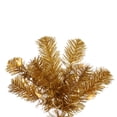 thumbnail image 2 of Vickerman Wreath with 260 PVC Tips & 70 Dura-Lit Italian LED Mini Lights, 30", Warm White/Antique Gold, 2 of 2