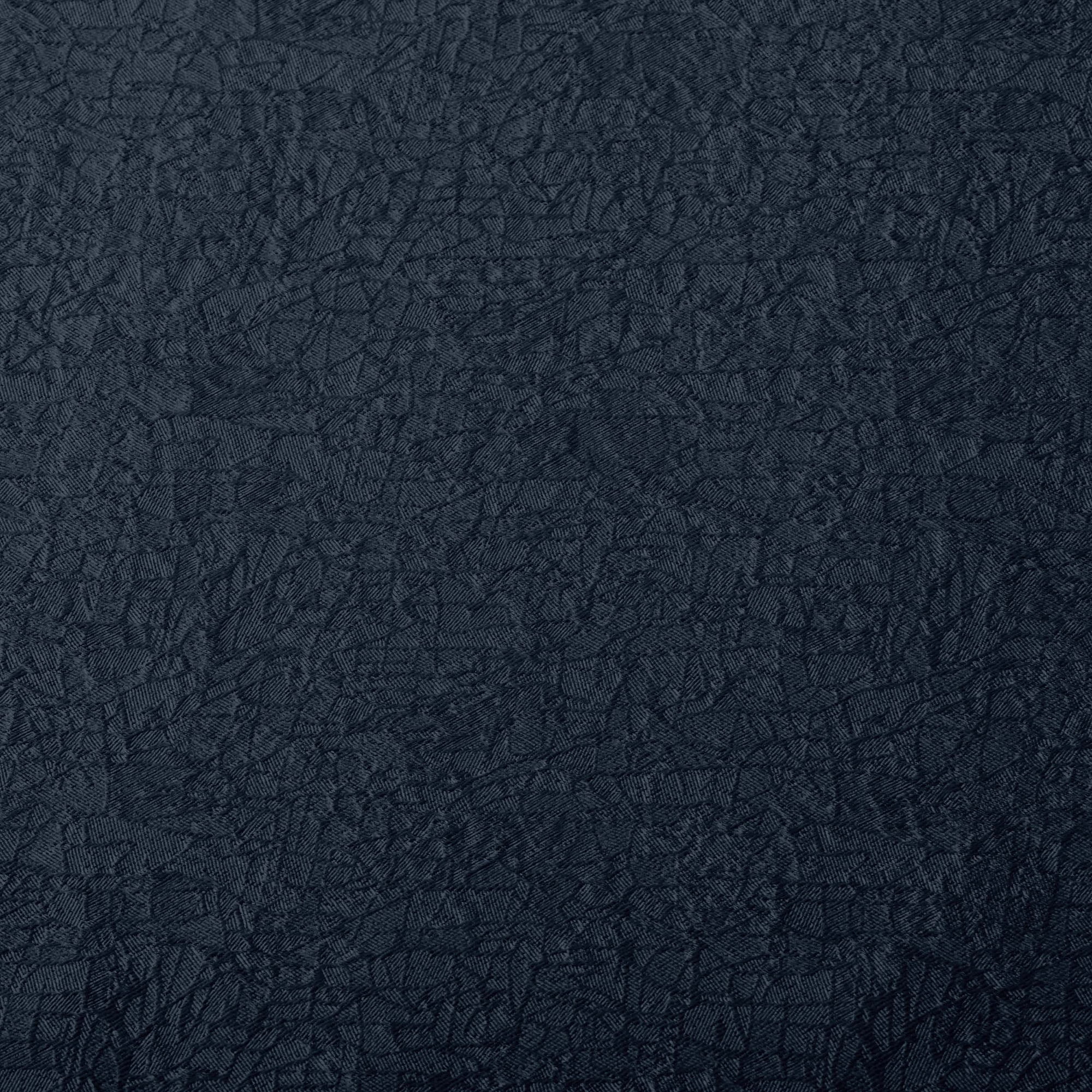 Superior Senna Blackout Curtains Set of 2, Grommet Header Curtain Panel Pair, Navy Blue, 42"W x 108"L