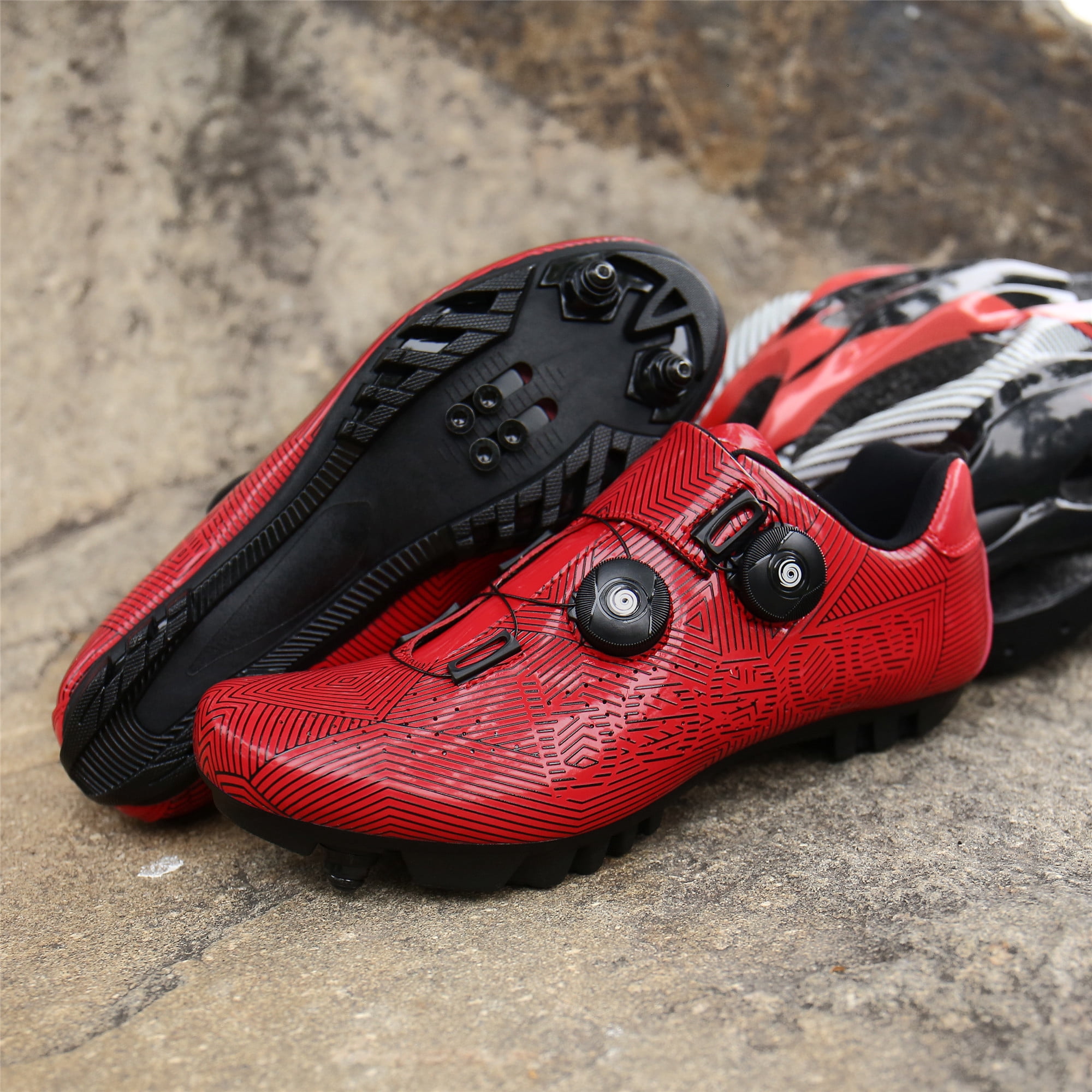 BETOOSEN Mens Womens Mountain Cycling Shoes MTB Bicycle  display picture 3