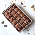 thumbnail image 1 of 18 Cells Brownie Pan Bread Cake Pans Baking Dishes Non-Stick Bakeware Lattice Chocolate Dessert Cake Mold Kitchen AccessoriesGreyAustralia He Qiyong unisex, 1 of 1