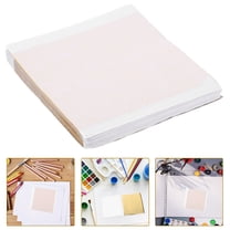 GOOHOCHY 200pcs Gold Foil Sheets Crafting and Decorating Easy to Use and Cut Imitation for Art Furniture and DIY Projects