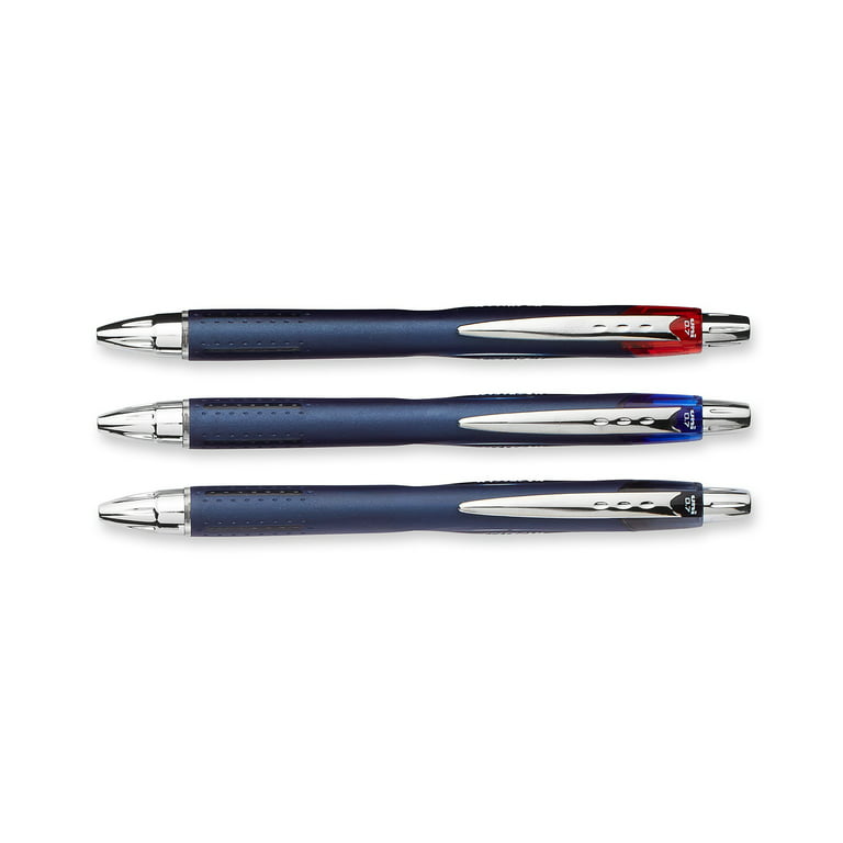 uni-ball Jetstream RT Ballpoint Pens, Fine Point (0.7mm), Assorted Colors,  3 Count