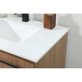 thumbnail image 4 of 30 inch single bathroom vanity in walnut brown, 4 of 8