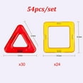 thumbnail image 3 of 54 Pcs Gros Blocs Magnétiques de Construction Magnétiques Modèle et Jouets de Construction Aimant Concepteur pour Cadeau pour Enfants, 3 of 7