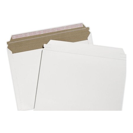 UPC: 0848614022410 | LUX 9 1/2 x 12 1/2 Paperboard Mailers 250/Pack White Paperboard (A6CN-50) 84477-250