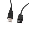 thumbnail image 4 of USB Powered Laptop Fan Cable USB to 4-Pin 3-Pin Fan Power Supply Adapter Connector 22AWG, 4 of 4