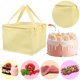 thumbnail image 2 of Bolsa de picnic de gran capacidad para exteriores, cesta de picnic para acampar, bolsa de picnic de viaje, bolsa bento portátil, bolsa de aislamiento térmico amarilla, 2 of 8