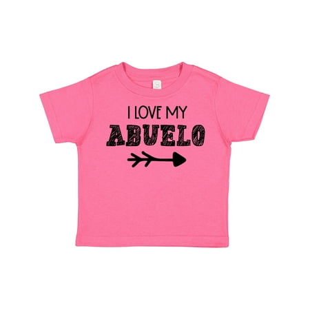 

Inktastic I Love My Abuelo with Arrow Gift Toddler Boy or Toddler Girl T-Shirt