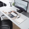thumbnail image 2 of Long Mouse Pads for Desk,Blue Boho Abstract and Plant Pattern Desk Mats on Top Of Desks, Desk Mouse Pad Extra Large with 3mm Non-Slip Base and Stitched Edge for Gaming,Office,Work,Home 31.5"x11.8", 2 of 6